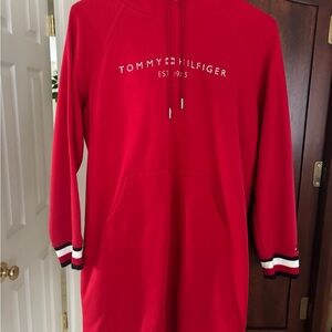 Tommy Hilfiger Vibrant Red Sporty Sweater